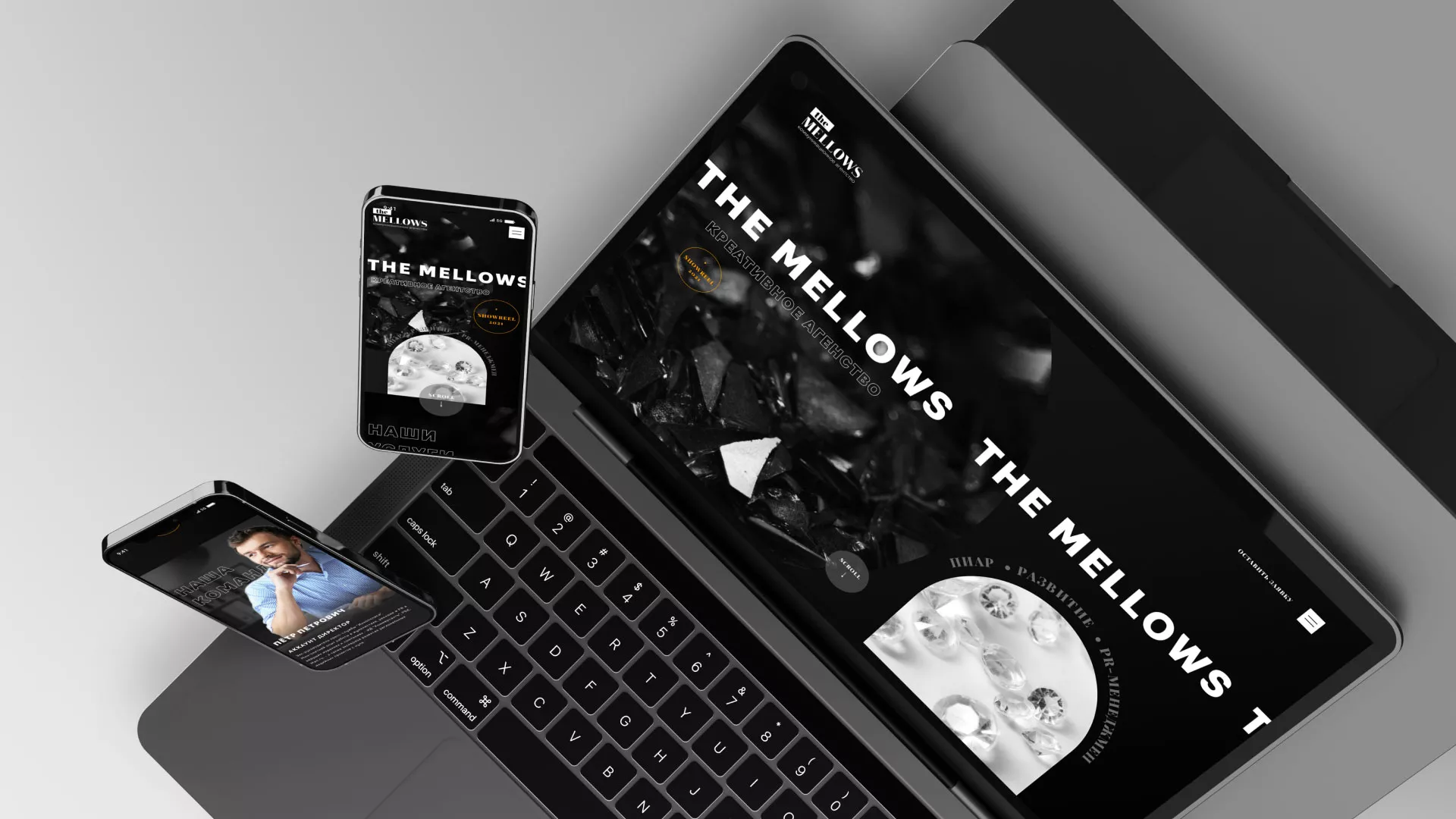 Разработка сайта креативного агентства «The Mellows» в Солигаличе